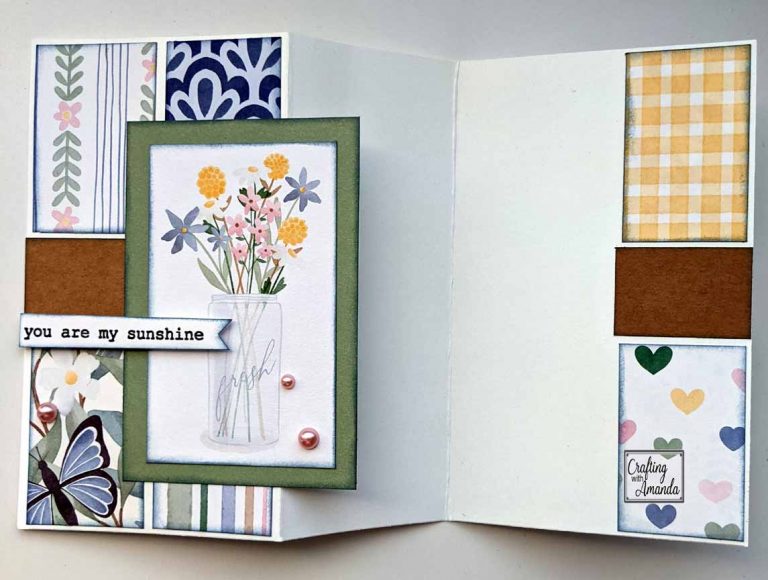 Crafting with Amanda » Z fold & Double Z Fold Cards & Instructions